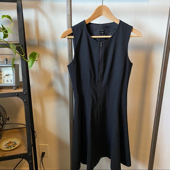 Theory • ‘Bonbi’ Black Zip-Up Dress - Picture 2 of 5